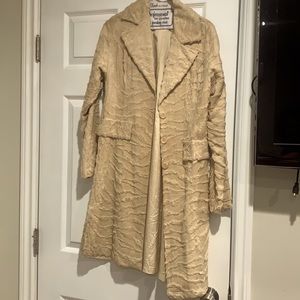 Cream coat